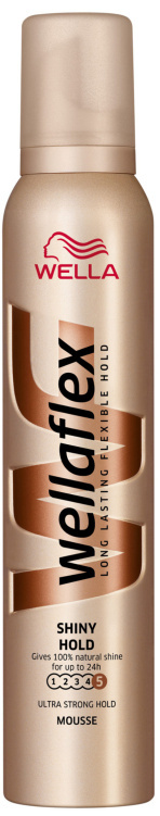 Wella Wellaflex Shine & Hold pěnové tužidlo pro lesk 200 ml