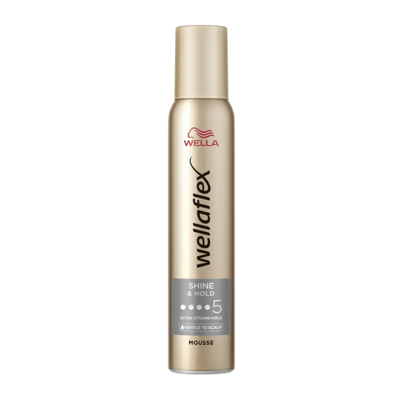 Wella Wellaflex Shine & Hold pěnové tužidlo pro lesk 200 ml