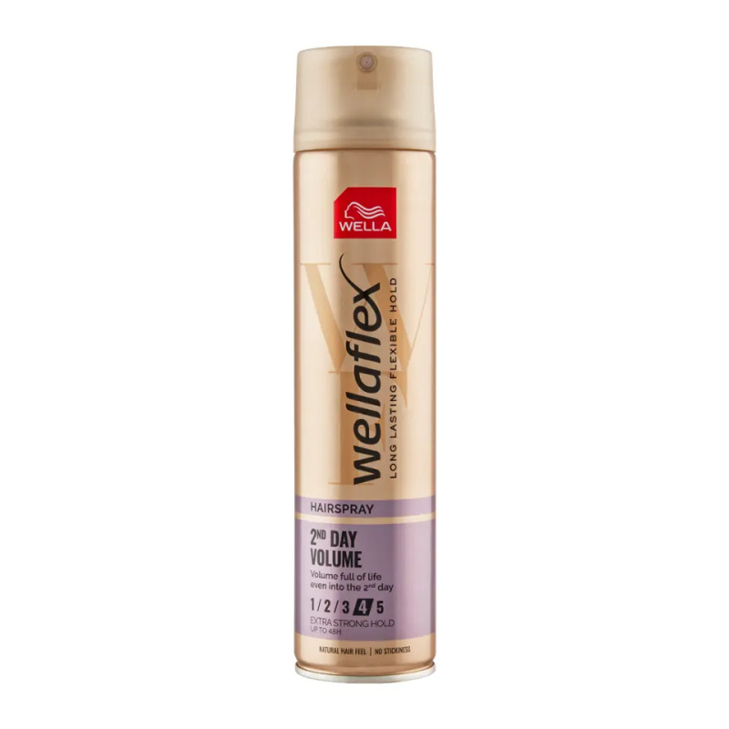 Wella Wellaflex 2 Days Volume lak na vlasy se silnou fixací pro objem 250 ml