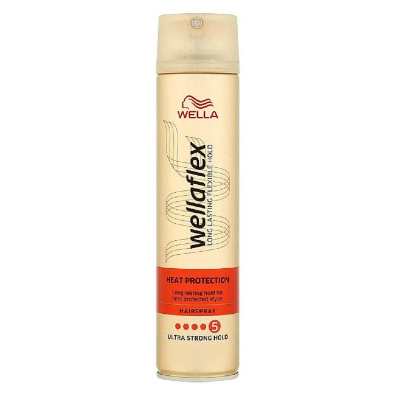 Wella Wellaflex UV Hair Protection lak na vlasy s extra silnou fixací pro tepelnou úpravu vlasů 250 ml