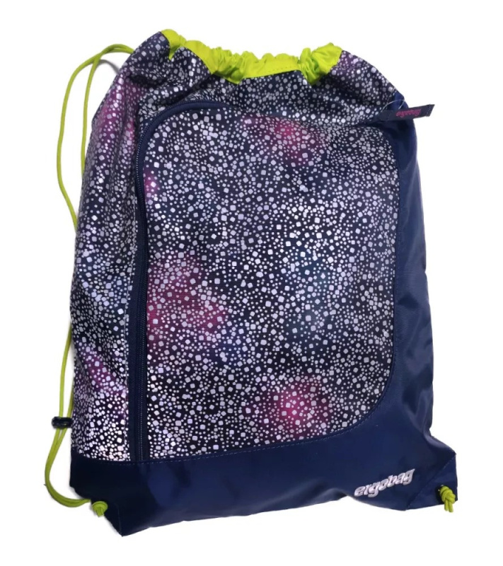Sportovní pytel Ergobag - Fialový reflexní
