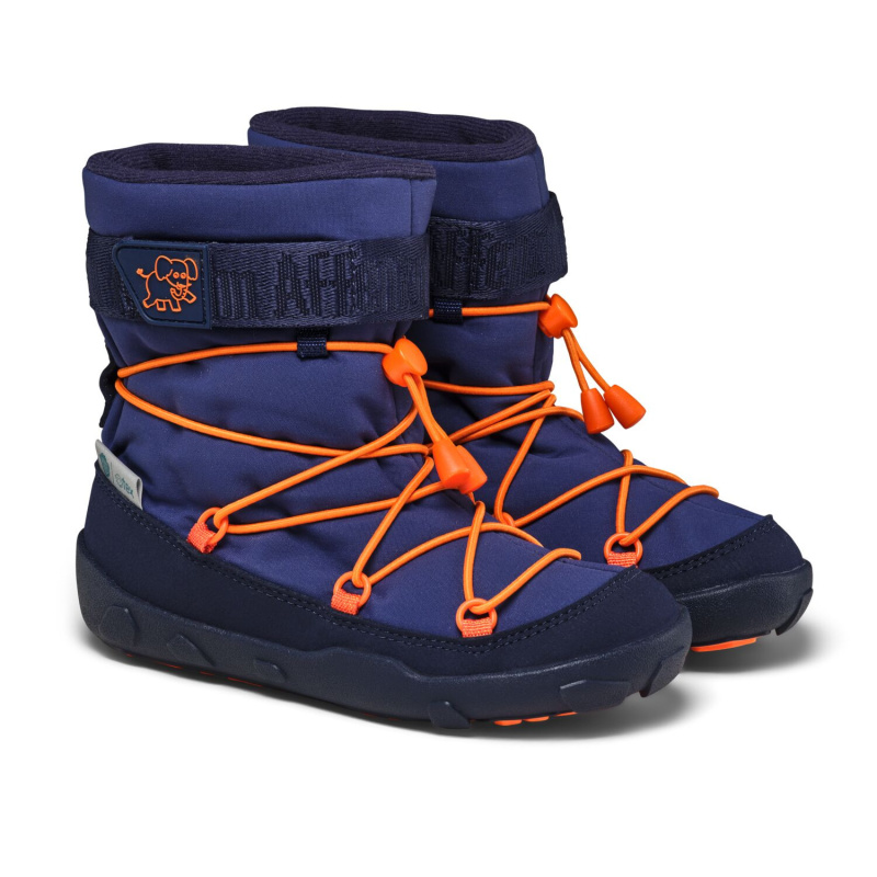 Dětské barefoot sněhule Affenzahn Snow Boot Vegan Snowy Elephant - vel. 26