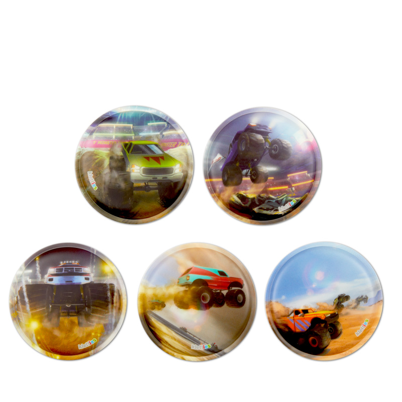 Ergobag Kletties - set Monstertrucks