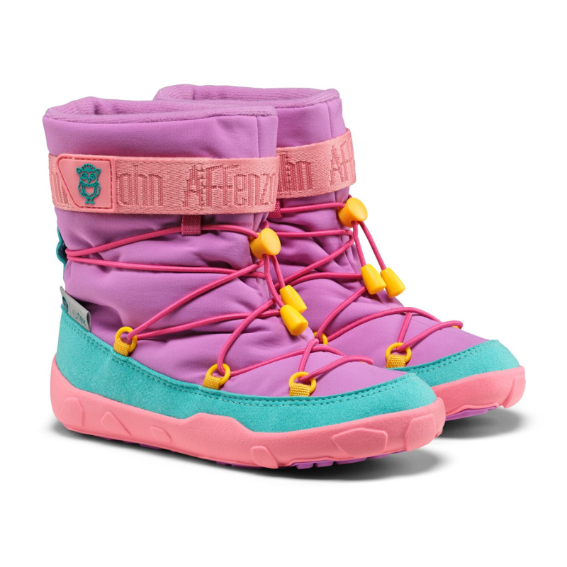 Dětské barefoot sněhule Affenzahn Snow Boot Vegan Snowy Owl - vel. 26