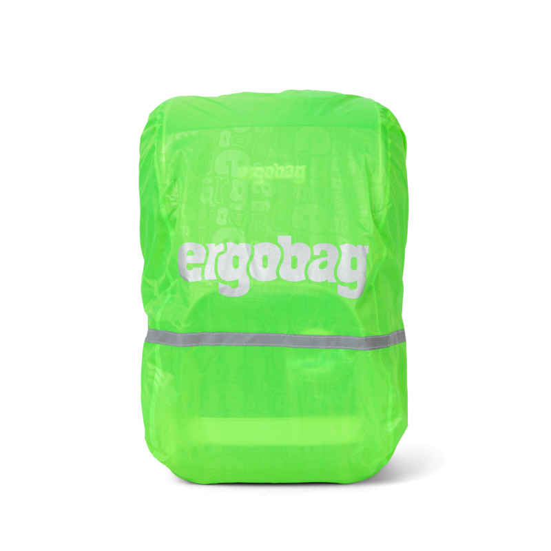 Ergobag Pláštěnka zelená - fluorescenční a reflexní
