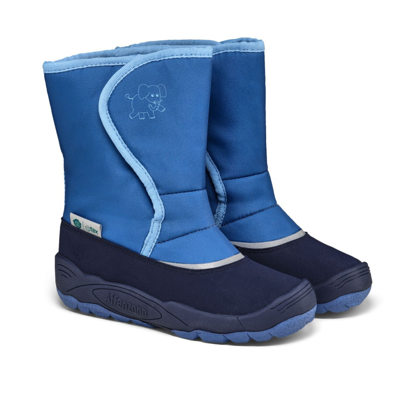 Dětské barefoot sněhule Affenzahn Snowboot Vegan Freezy Elephant - vel. 25