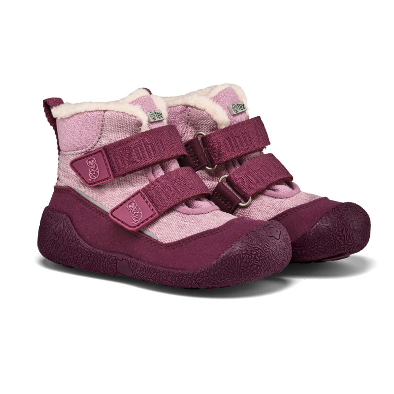 Dětské barefoot boty Affenzahn Prewalker Midboot Vegan Snuggy Otter - vel. 23