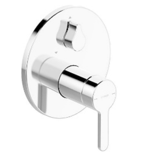 Hansa Designo sprchová a vanová baterie bez podomítkového tělesa chrom 81 119 563