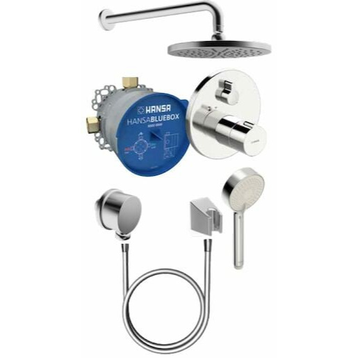 Hansa Bluebox sprchový systém včetně podomítkového tělesa chrom 89 940 000