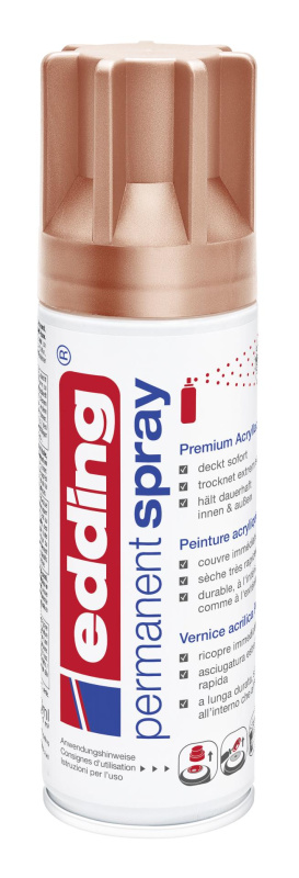 Permanentní sprej Edding 5200, 200 ml měď matná 932