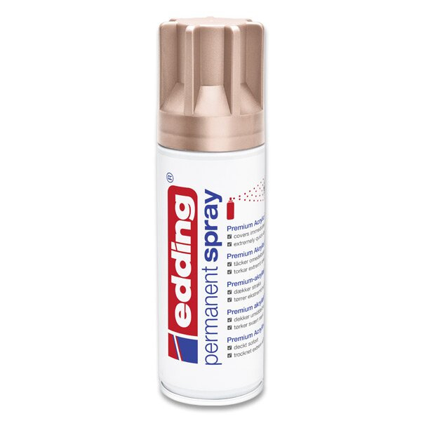 Permanentní sprej Edding 5200, 200 ml růžově zlatá 937