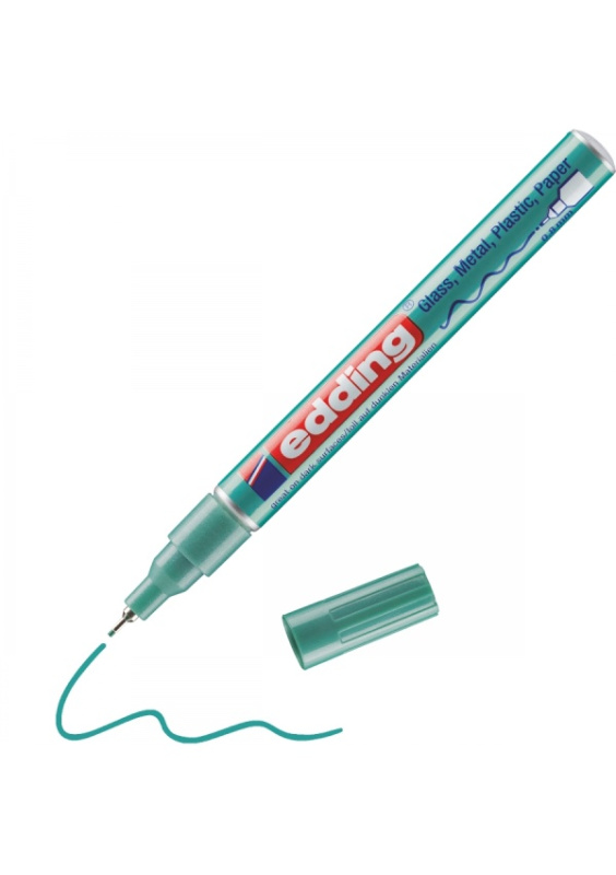 Lakový popisovač EDDING 780, metalický zelený EDDING