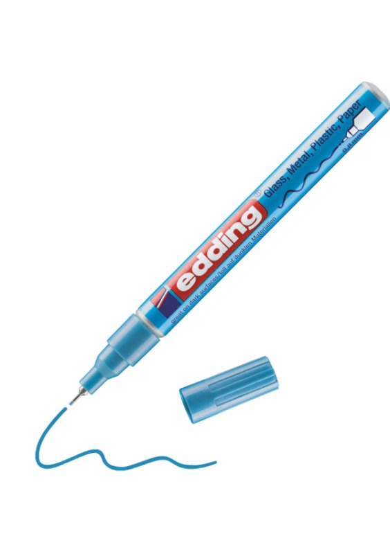Lakový popisovač EDDING 780, metalický sv. modrý EDDING