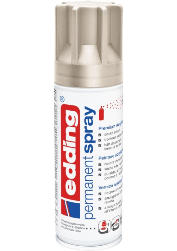 Permanentní sprej Edding 5200, 200 ml zlatá šampaň 940