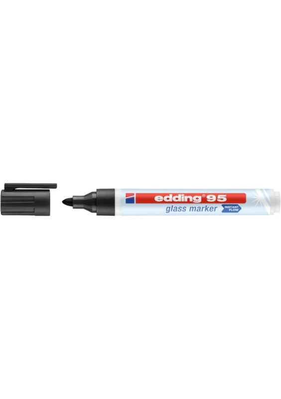 Popisovač na sklo edding 95 - černý