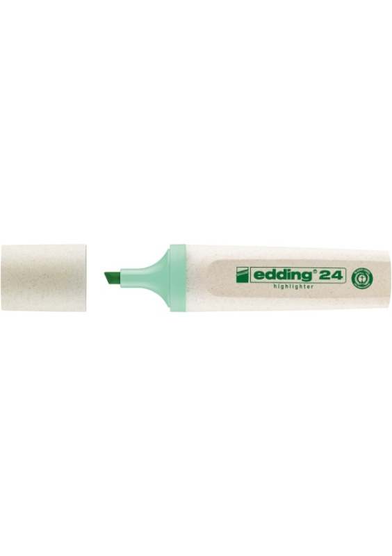 Zvýrazňovač Edding Ecoline 24 -  pastelově zelený
