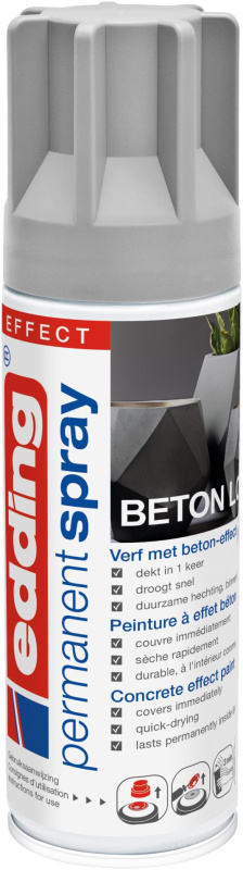 Permanentní sprej Edding 5200 200 ml, efekt betonu
