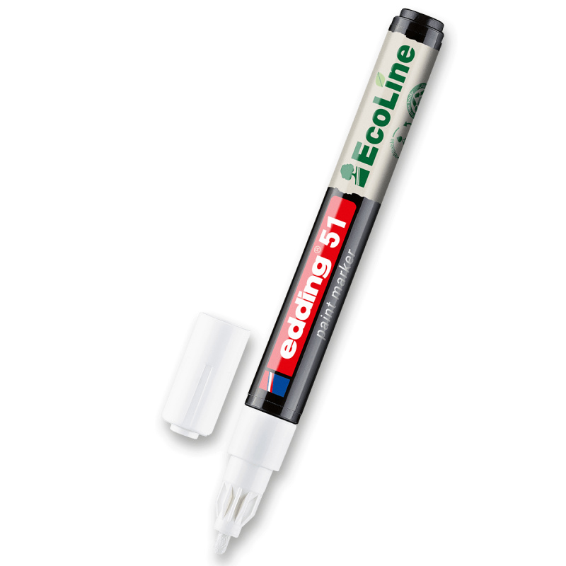 Lakový popisovač Edding EcoLine 51 -  bílý