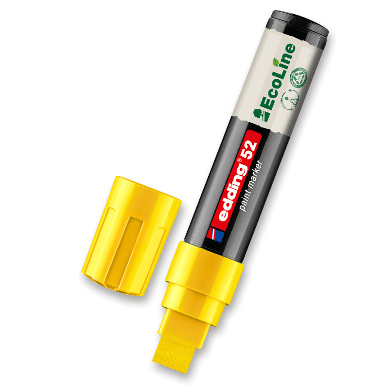 Edding 52 EcoLine - lakový popisovač - žlutý
