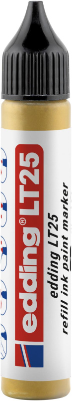 Náhradní inkoust pro lakové popisovače Edding Ecoline LT 25 - zlatý