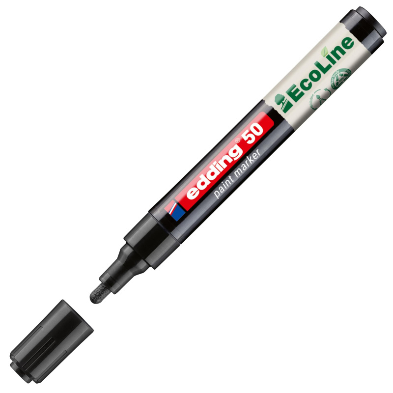 Edding 50 EcoLine - lakový popisovač - černý