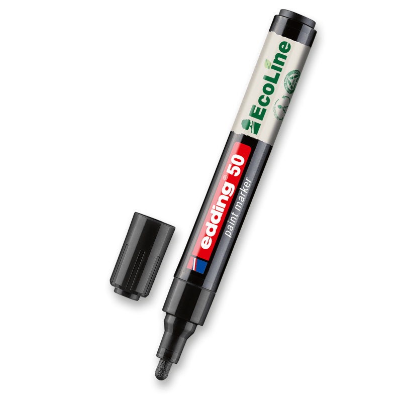 Edding 50 EcoLine - lakový popisovač - černý