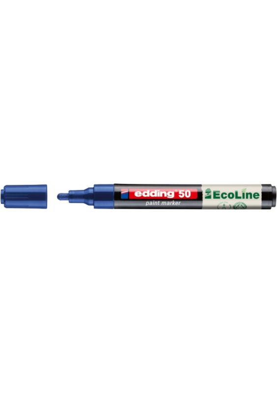 Edding 50 EcoLine - lakový popisovač - modrý