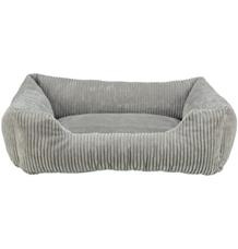 Vital Bed JONNA ortopedický obdélníkový pelech, manšestrový plyš, šedá  60 x 50 cm