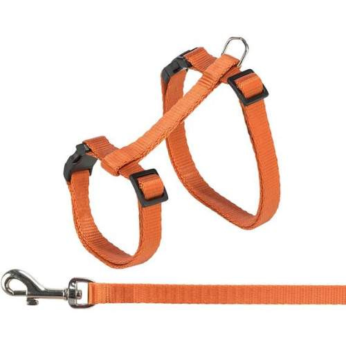 Postroj Trixie pro kočky s vodítkem zelený 27–45 cm/13 mm, 1,20 m