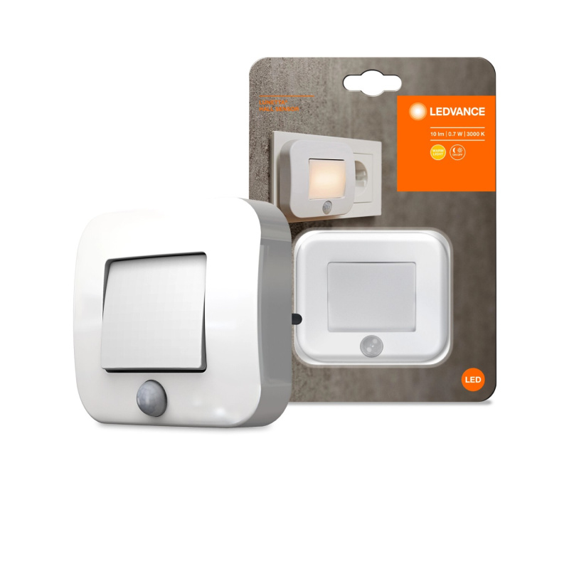 Ledvance LED noční světlo do zásuvky Lunetta HALL SENSOR White 0,7W 10lm 3000K