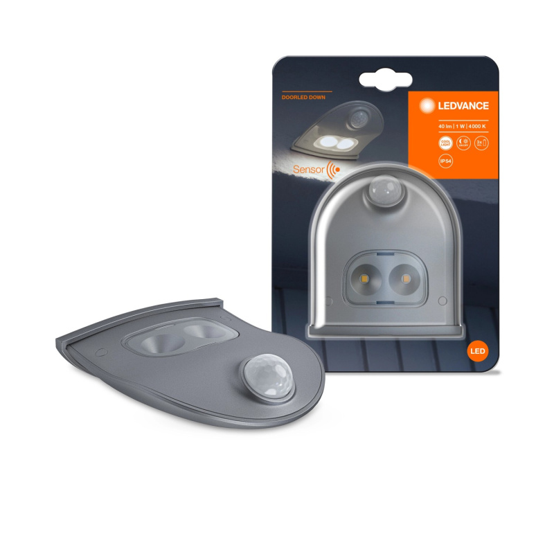 OSRAM LED svítidlo DoorLED Down stříbrné