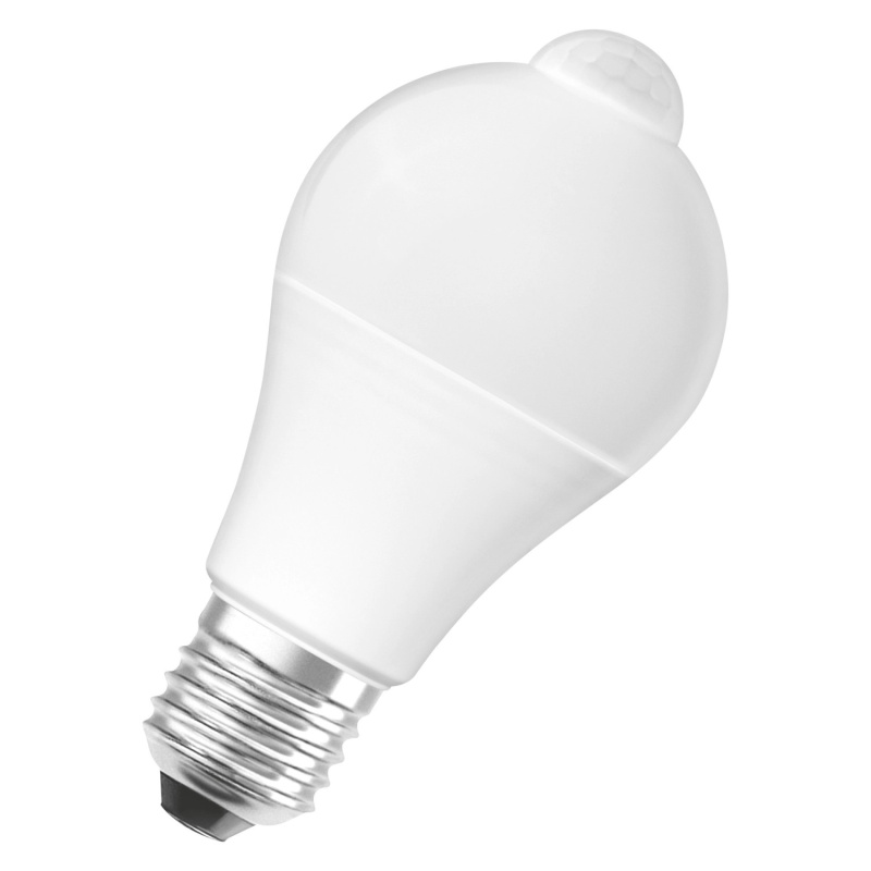 OSRAM LED žárovka se senzorem pohybu CLA60 8,8 W E27 2700 K teple bílá