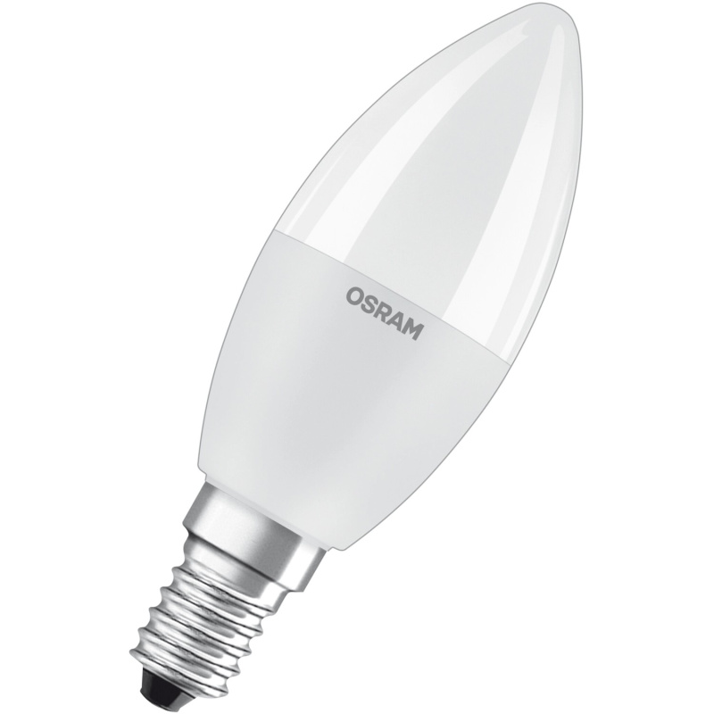 OSRAM LED žárovka s dálkovým ovládáním E14, C37, RGBW, 4,9 W, 470 lm, 2700 K