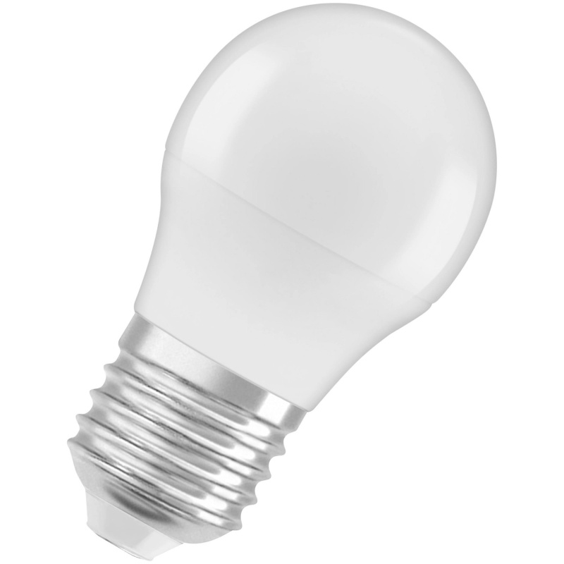 OSRAM LED žárovka Retrofit Classic P40, E27, 4,9 W, 470 lm, 2700 K, opálová