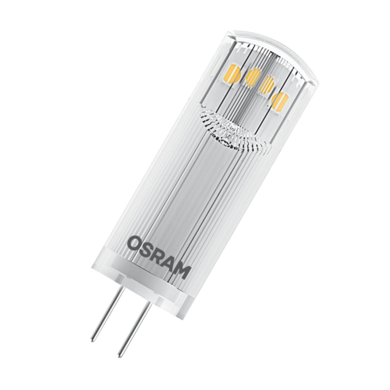 OSRAM LED žárovka PIN20 1,8 W G4 12V 2700 K teple bílá čirá