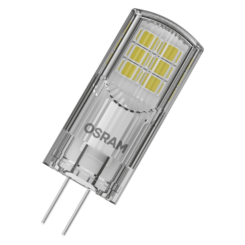 OSRAM LED žárovka PIN30 2,6 W G4 12V 2700 K teple bílá čirá