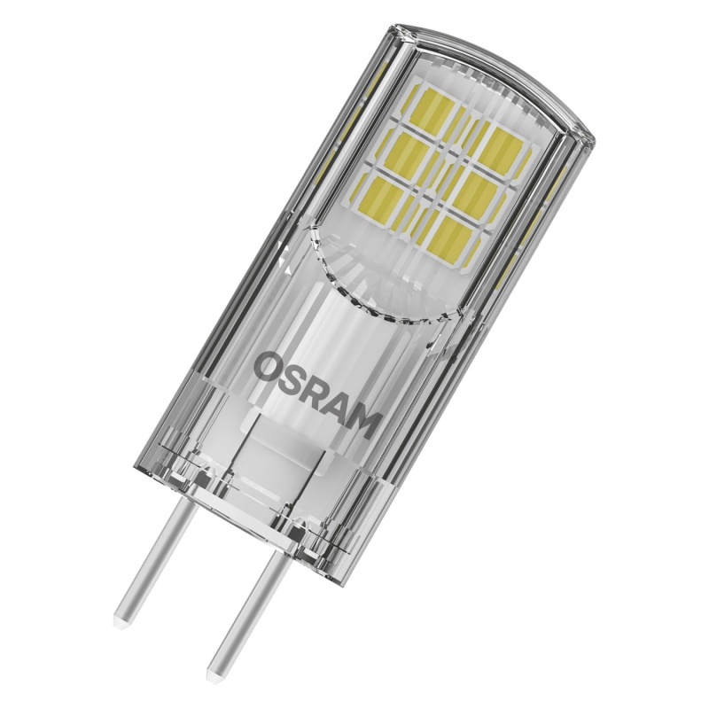 OSRAM LED žárovka PIN30 2,6 W GY6,35 12V 2700 K teple bílá čirá