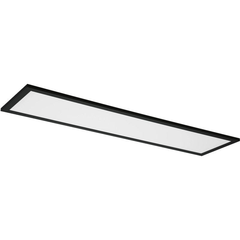 Ledvance Stropní LED svítidlo Planon Plus, dálkové ovládání, černé, 100 x 25 cm