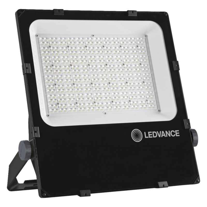 LED reflektor LEDVANCE FL PFM DA 290W 3000K ASYM 55X110 BK, černá