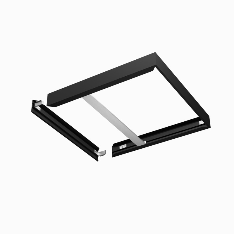Rámeček přisazený LEDVANCE PL 625 SURFACE MOUNT KIT H75 BK, černá