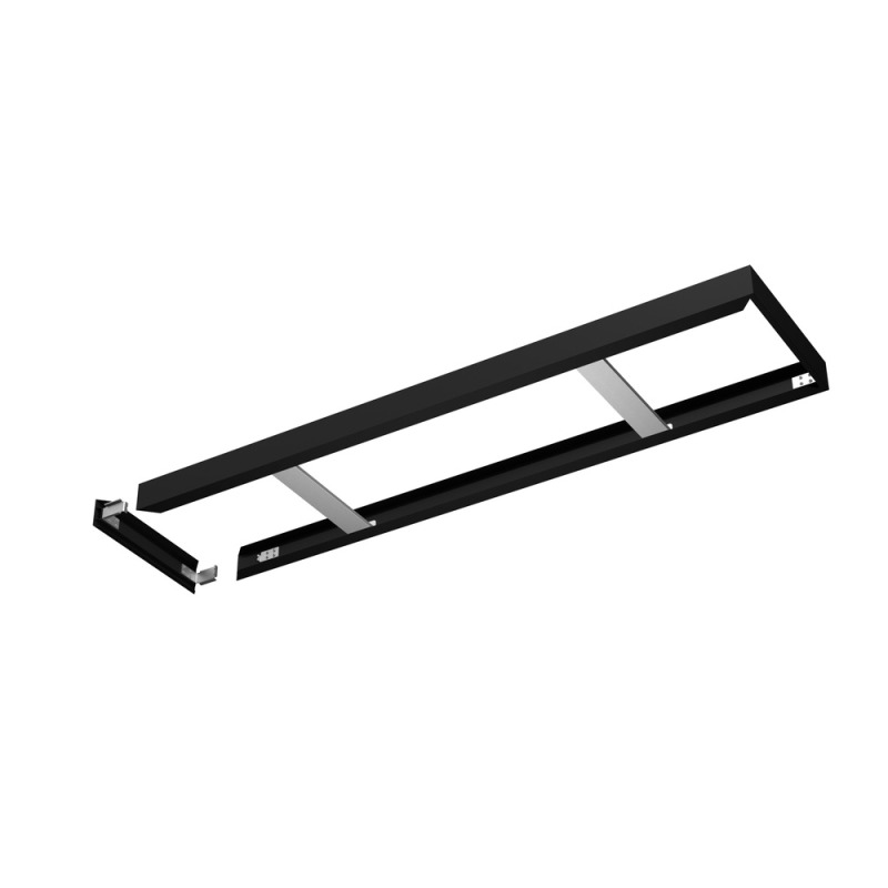 Rámeček přisazený LEDVANCE PL 1200 SURFACE MOUNT KIT BK, černá