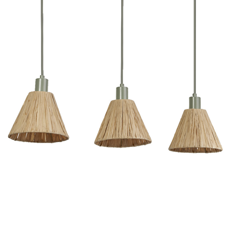 LED svítidlo dekorativní LEDVANCE DECOR RAFFIA PENDANT LINEAR 3XE27GN
