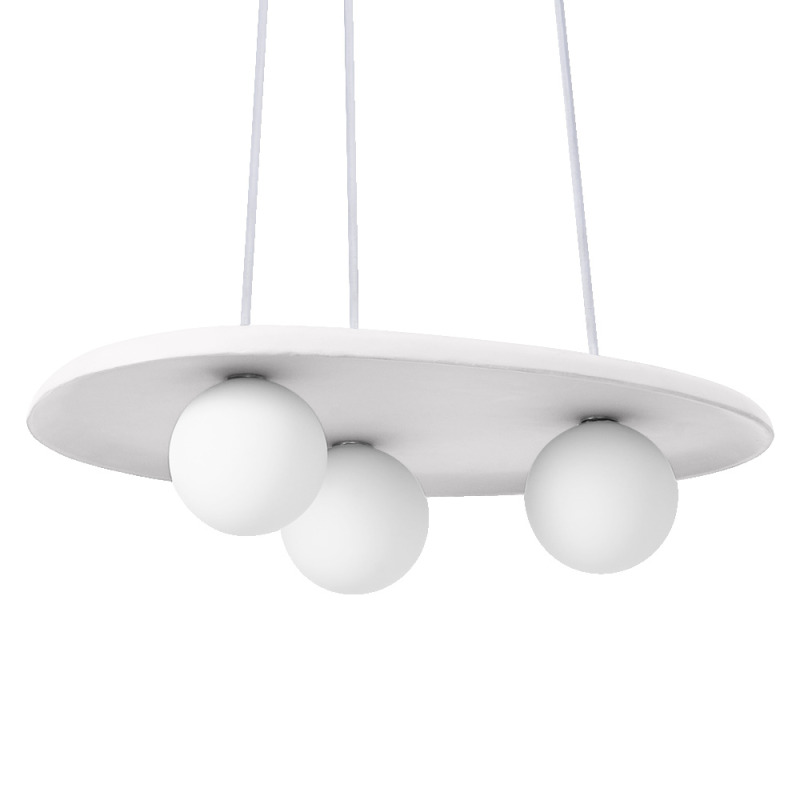LED svítidlo dekorativní LEDVANCE DECOR PLASTER NEST PEND 3XG9 WT