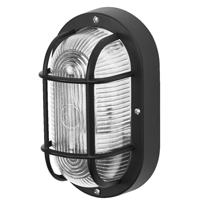 LED svítidlo přisazené LEDVANCEBULKHEAD ESSENTIAL OVAL E27 BK
