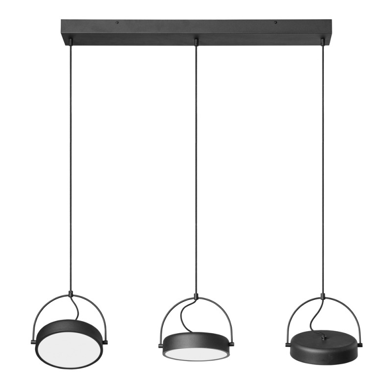 LED svítidlo dekorativní OSRAM DECOR PUCK 3XPENDANT LN 36W 930 BK