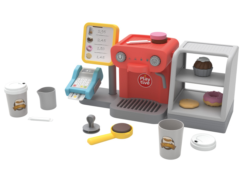 Playtive Pokladna na hraní / Kavárna / Pec na pizzu (kavárna)