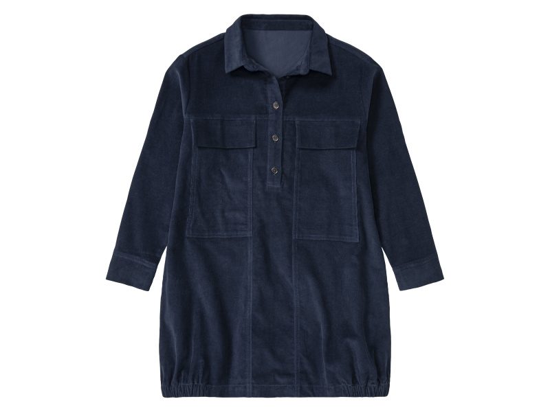 pepperts!® Dívčí manšestrové šaty (navy modrá, 140)