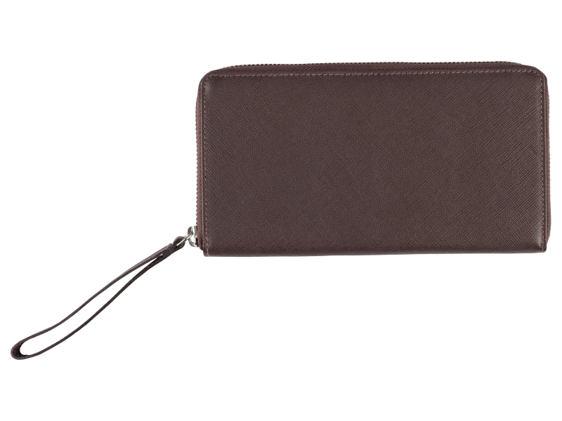 esmara® Dámská kožená peněženka (bordó)