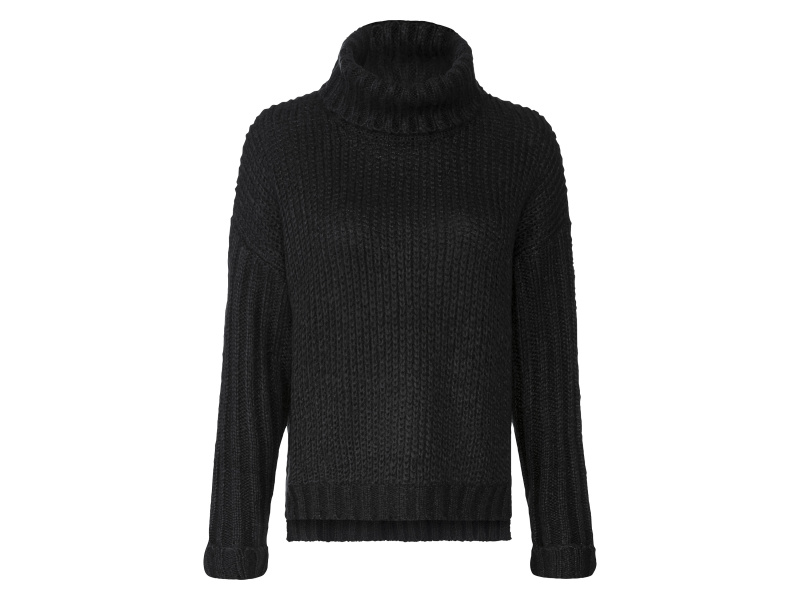 esmara® Dámský svetr s rolákem (XS (32/34), černá)