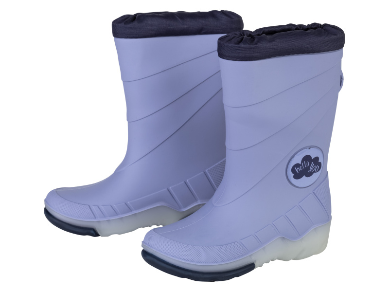 lupilu® Dívčí svíticí holínky (navy modrá, 24/25)